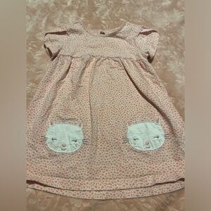 4 for 10$ ❤️ Carter's | 24M | Pink Cat Pattern Kids Dress